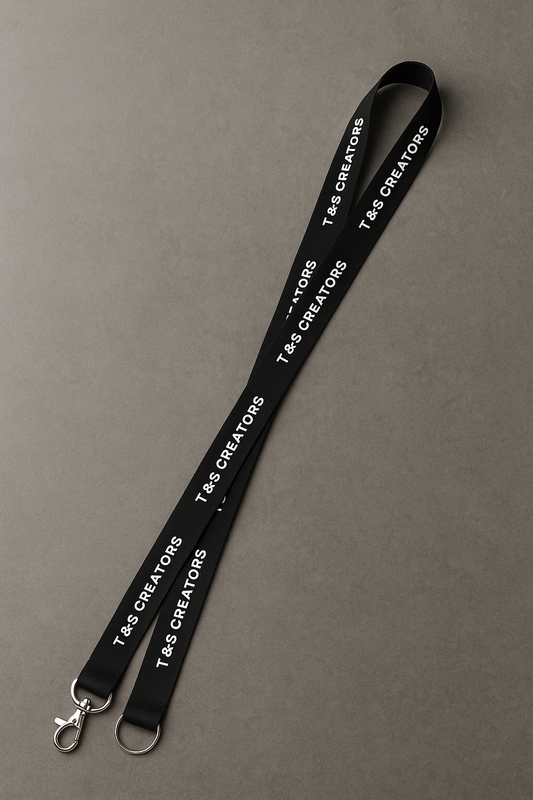 Lanyards klassisch, 20 mm Schlüsselbandbreite, 4/0-farbig einseitig bedruckt (50 Stück)