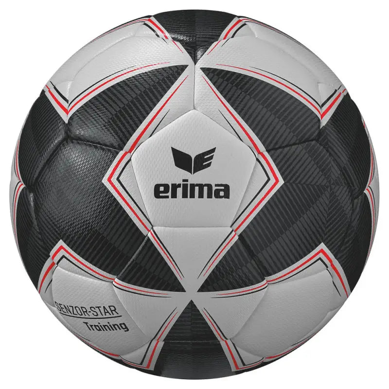 Erima Senzor-Star Trainingsball - Farbe: schwarz/grau - Gr. 3-5