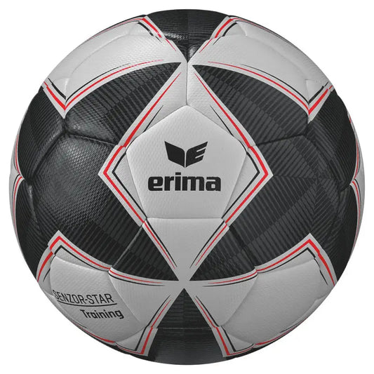 Erima Senzor-Star Trainingsball - Farbe: schwarz/grau - Gr. 3-5