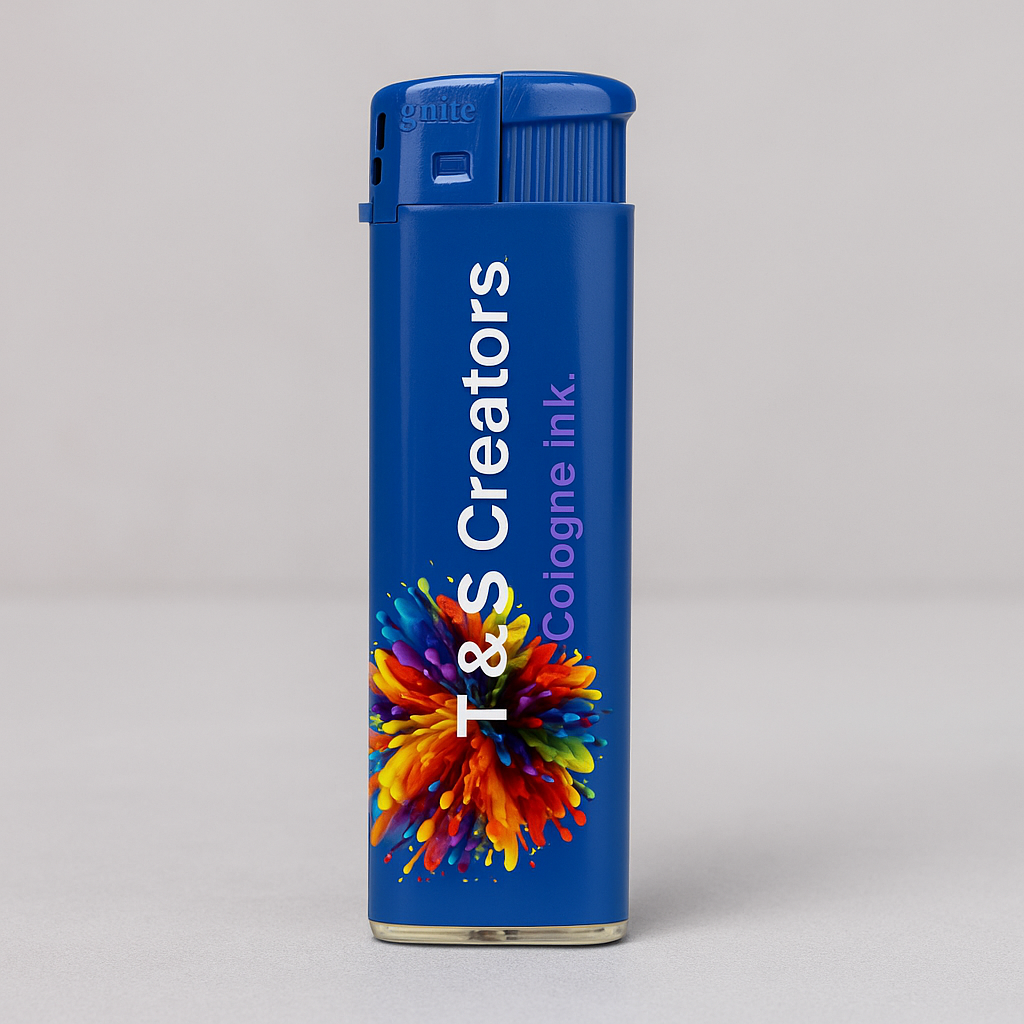 unilite®-Elektro-Feuerzeug, 4/0-farbig einseitig bedruckt( 100 Stück )